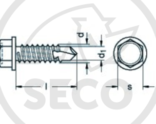 ŠROUB ST 4.2X9.5 DIN7504-K BN1880