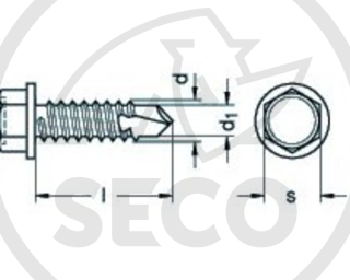 ŠROUB ST 6.3X19 DIN7504-K BN1880