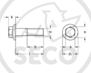 ŠROUB M 8X30 DIN 6921 8.8 ZINK