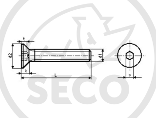 ŠROUB M 5X20 DIN799110.9 ZINK