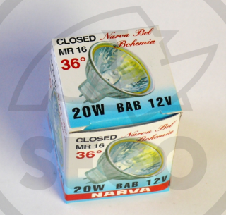 ŽÁROVKA HALOGEN. MR 16 PR.50MM 20