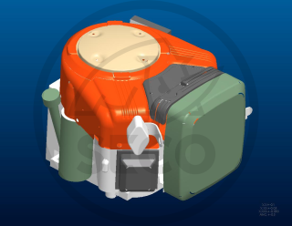 MOTOR 23 HP GROSS VANGUARD