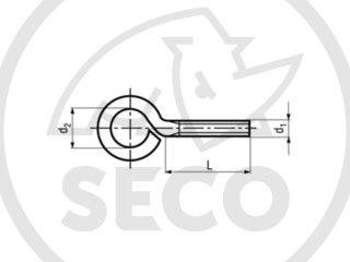 ŠROUB M 6X50 S OKEM BN1006 ZINK